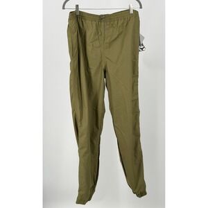 NWT Black Ice Ultrex Rain Pants Mens M Olive Waterproof Side Zip Outdoor